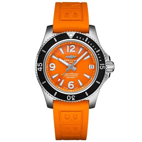 breitling superocean 36 orange